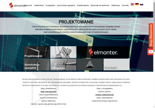 Elmonter. Maszty oświetleniowe. Elmonter. Maszty oświetleniowe.