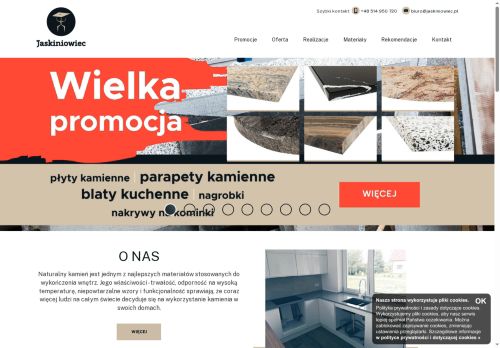 Wyjątkowa pracownia kamieniarska Jaskiniowiec Wyjątkowa pracownia kamieniarska Jaskiniowiec
