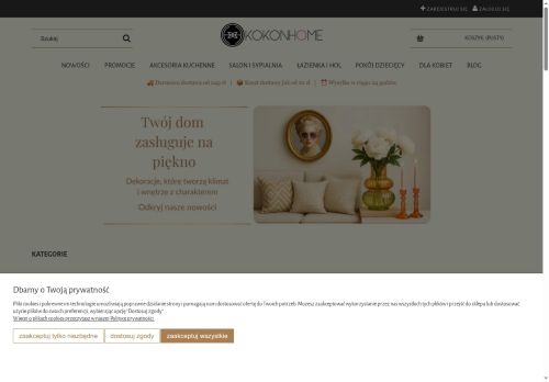 Sklep z wyposażeniem wnętrz Kokon Home Sklep z wyposażeniem wnętrz Kokon Home