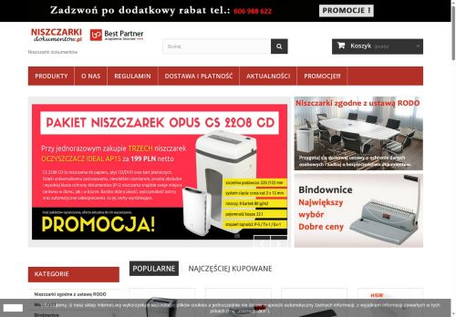 Niszczarki dokumentów Niszczarki dokumentów