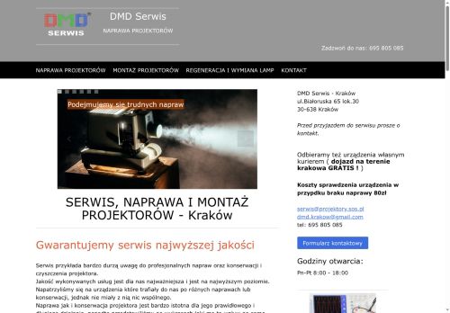 DMD serwis projektorów - Kraków DMD serwis projektorów - Kraków