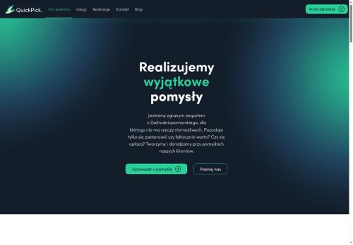 QuickPick tworzenie stron www, aplikacji, obsługa kont reklamowych QuickPick tworzenie stron www, aplikacji, obsługa kont reklamowych
