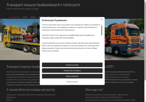 Transport podestów elektrycznych poznań Transport podestów elektrycznych poznań