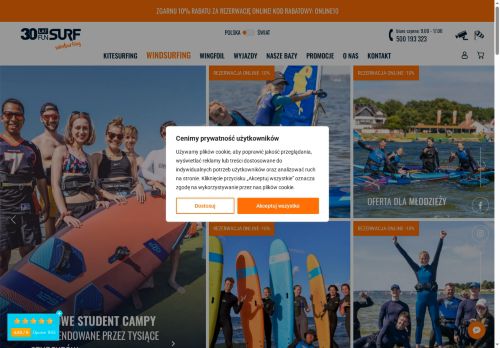 Kursy windsurfing w szkole FunSurf Kursy windsurfing w szkole FunSurf
