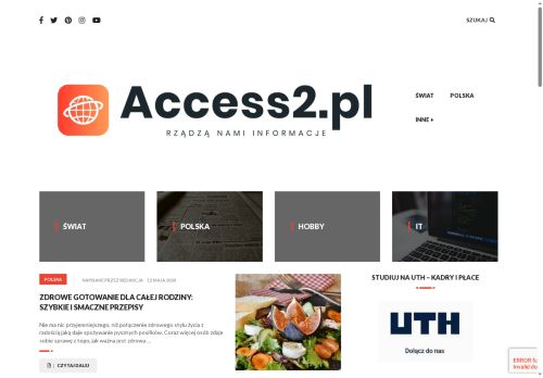 Portal informacyjny, nowe spojrzenie na wiadomości z kraju i świata