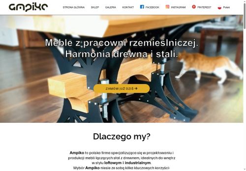 Ampiko meble loftowe, industrialne
