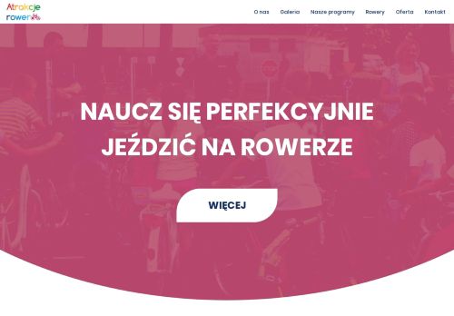 Rowerowe atrakcje to m.in.: rowerowe miasteczko oraz serwis rowerowy