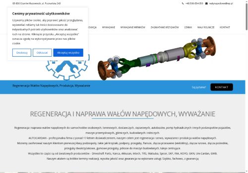 Produkcja wałów napędowych