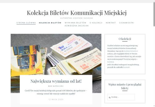 Szukam biletów komunikacji miejskiej