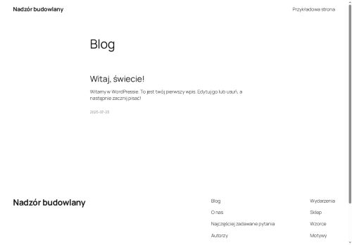 Kierowni bydowy i inwestor zastępczy śląsk