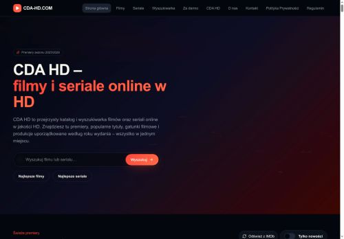 CDA HD baza filmów i seriali online