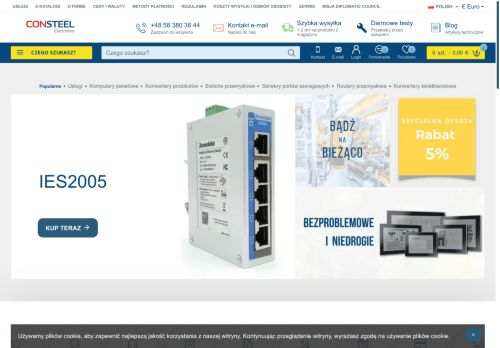 Consteel electronics profesjonalna automatyka
