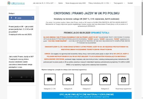 Croydons, Prawo Jazdy UK