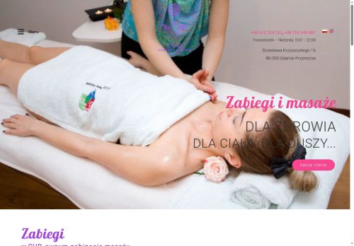 Masaże, Gdańsk, Zabiegi Spa, Odnowa biologiczna, Akupresura