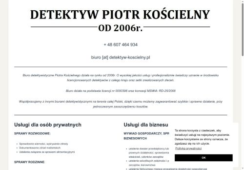 Agencja detektywistyczna Piotra Kościelnego