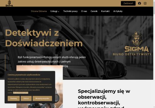 Biuro Detektywistyczne Sigma, Profesjonalny Prywatny Detektyw