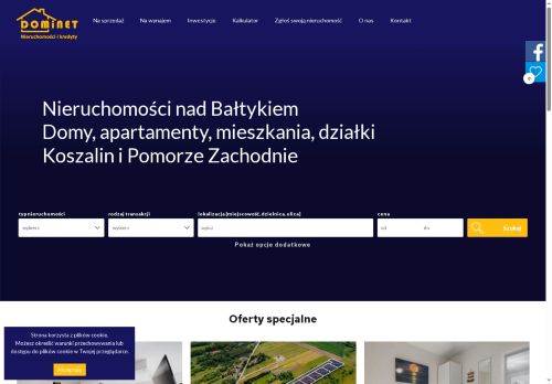 Dominet Twoje Centrum nieruchomości i kredytów, Koszalin, Mielno