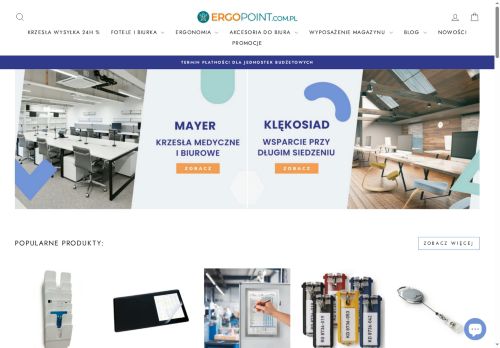 Artykuły i akcesoria biurowe - ergopoint.com.pl