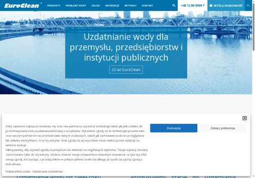 EuroClean Polska Uzdatnianie wody dla przemysłu i przedsiębiorstw