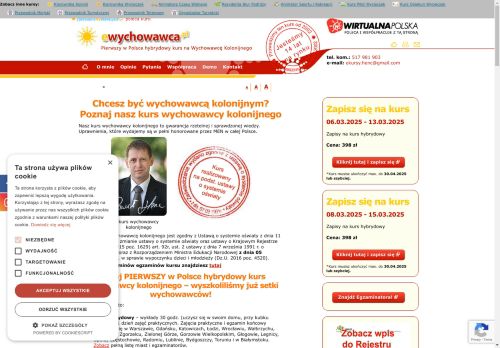 ONLINE kurs na i dla wychowawcow kolonijnych. eWychowawca. pl