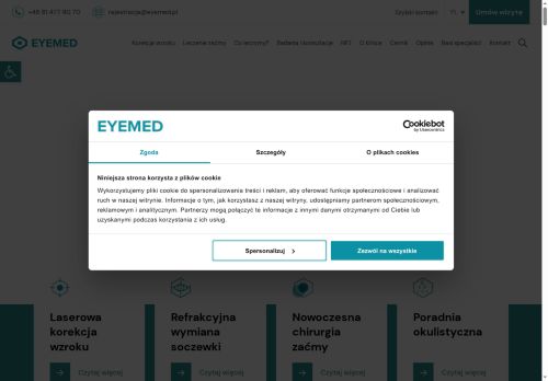 Laserowa korekcja wzroku Eyemed