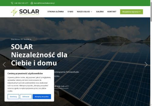 Instalacja fotowoltaiczna SOLAR