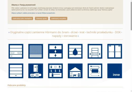 Oryginalne części zamienne Hormann