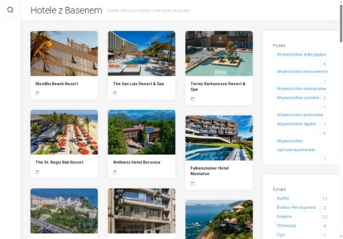 Hotele z Basenem portal