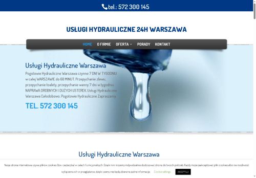 Hydraulik 24h Warszawa pomoc przy awarii