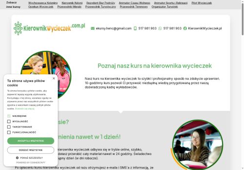 Internetowy kurs na i dla Kierowników Wycieczek! ONLINE kurs, wygodnie