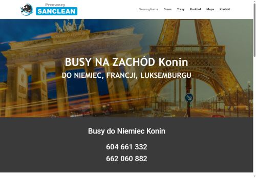 Busy do Niemiec Konin! Firma Sanclean!