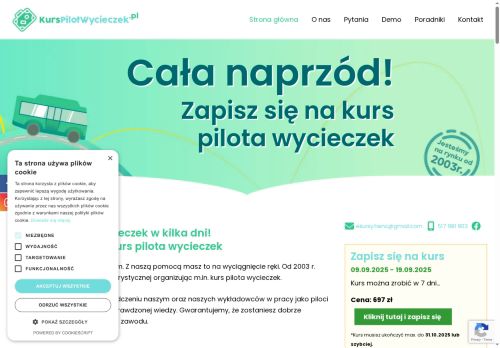 Pilot Wycieczek: Kurs ONLINE!