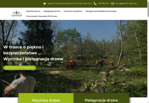 Arboracja drzew Lastech