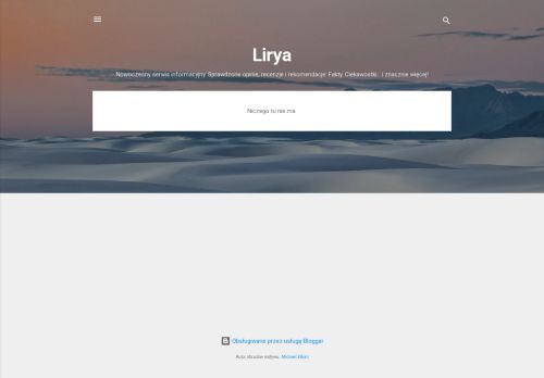 Lirya - serwis informacyjny dla Ciebie