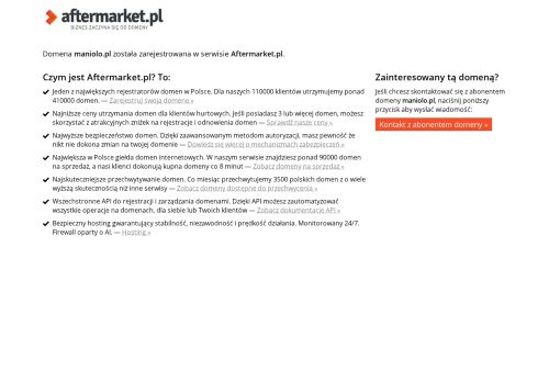 Maniolo zakupy produktów z hurtowni
