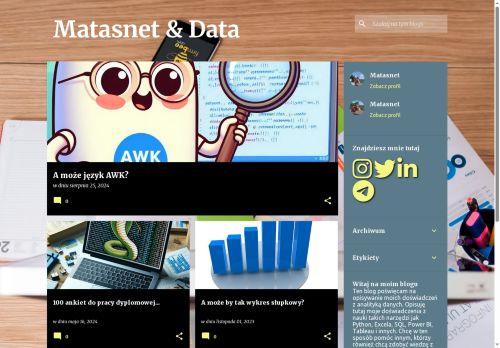 Matasdata blog o analizie danych