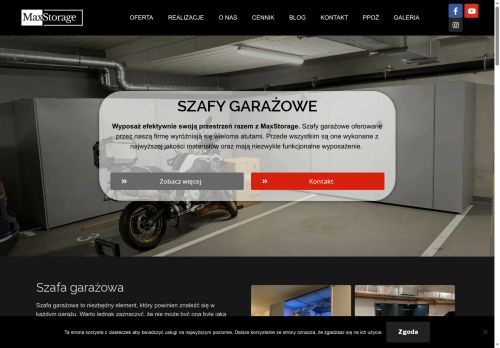 Regał garażowy boksy