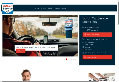 Warsztat samochodowy w Warszawie Bosch Car Service Moto Horiz