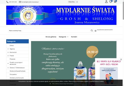Mydlarnie Świata chemia gospodarcza i kosmetyki