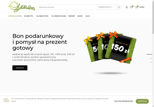 Oleko, z natury dobre, świat kosmetyków z naturalnym składem