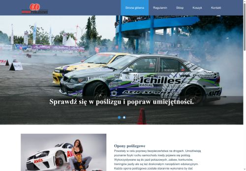 Opony poślizgowe pozwalają na szkolenie poślizgowe