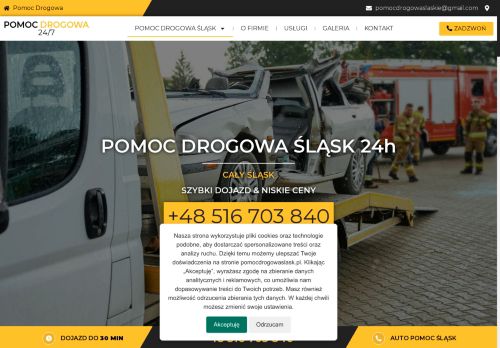Pomoc Drogowa 24/7 Katowice Laweta