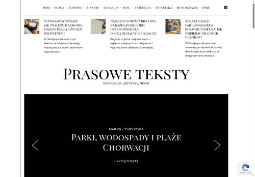 Prasowe teksty, najlepsze źródło informacji