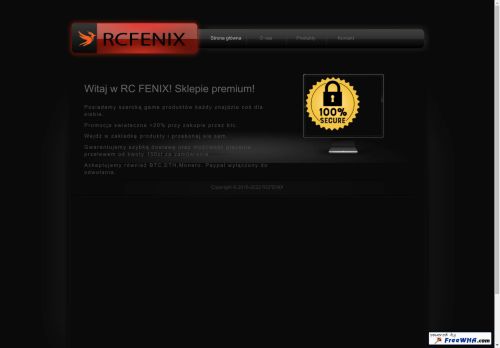 RCFenix sklep dopalacze reserch chemicals 2021