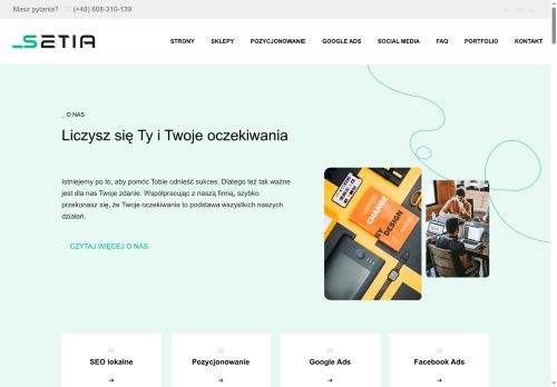 Setia.pl marketing internetowy (pozycjonowanie, AdWords, Facebook Ads