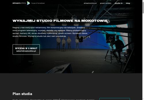 Studio Streamonline - studio filmowe Warszawa