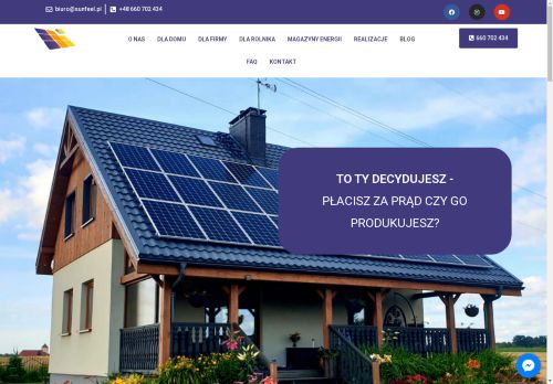 SUNFEEL Energy Najtańsza i Najlepsza Fotowoltaika