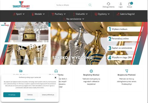 Puchary, medale i inne trofea sportowe