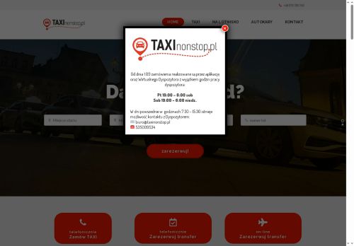 Taxi osobowe Warszawa i okolice
