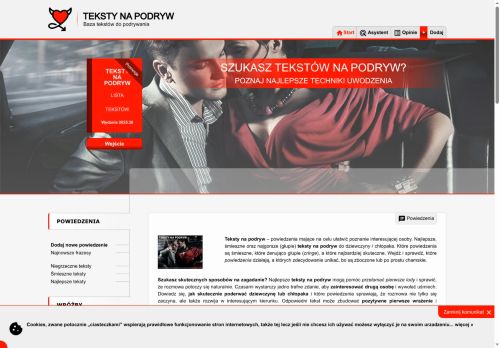 Internetowe teksty na podryw